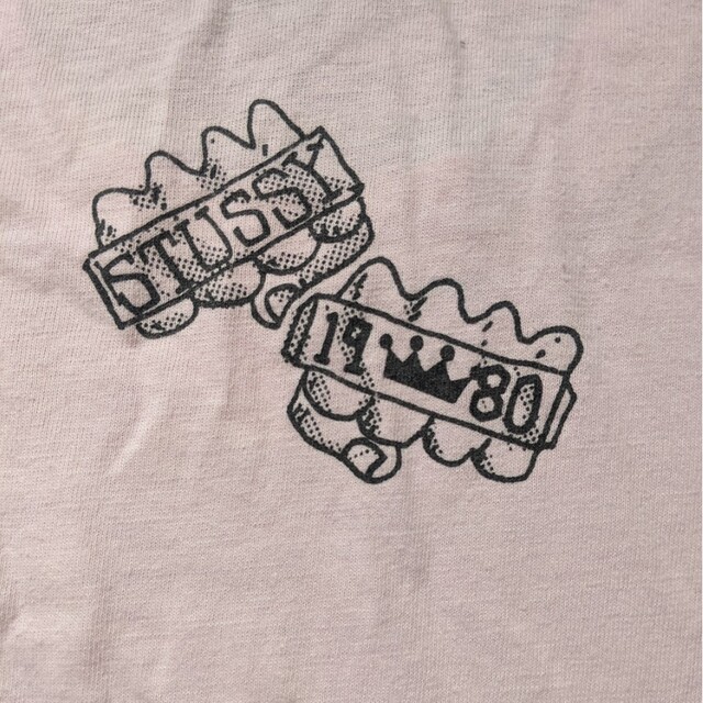 STUSSY　自由の女神　Tシャツ　ピンク　Lサイズ　メキシコ製　ステューシー