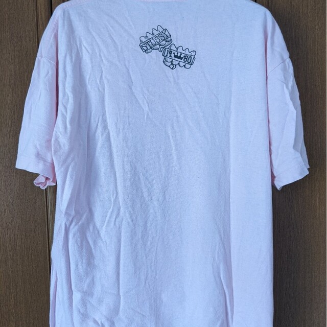 STUSSY　自由の女神　Tシャツ　ピンク　Lサイズ　メキシコ製　ステューシー