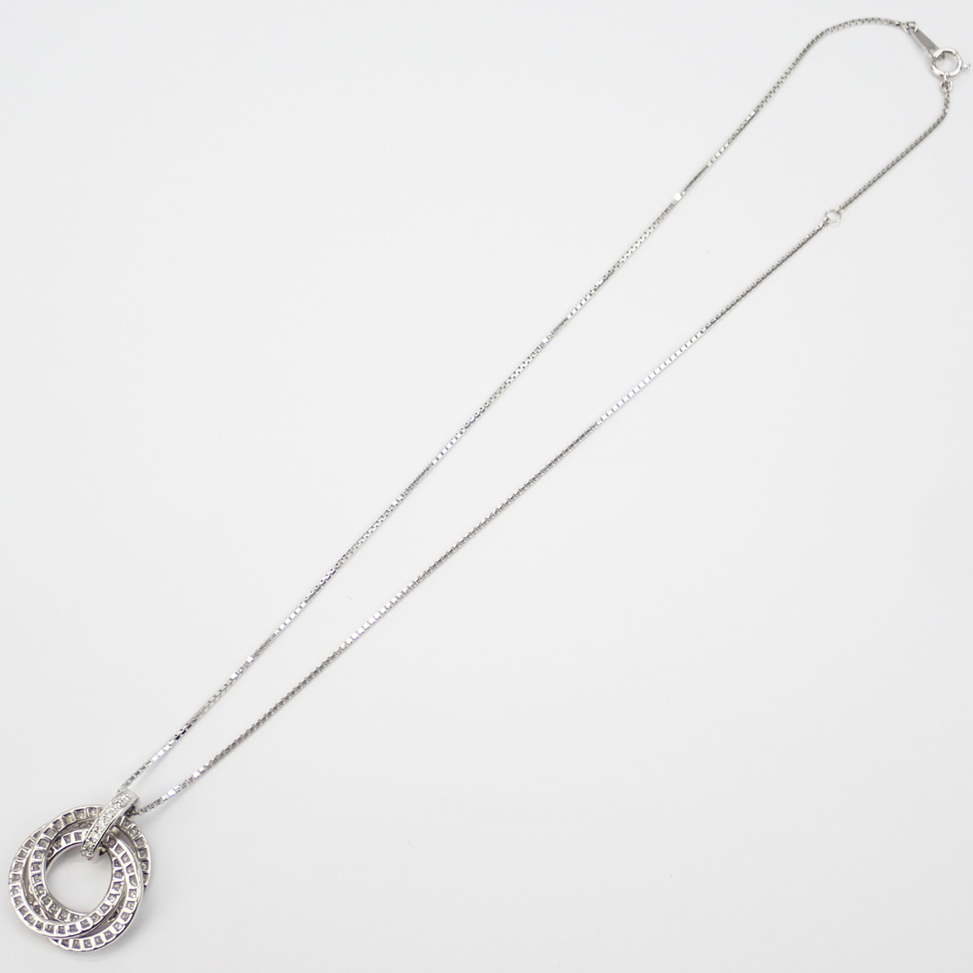 <br>【鑑定会】K18WGルビーダイヤネックレス1.03/D0.21ct/ネックレス/Aランク/59