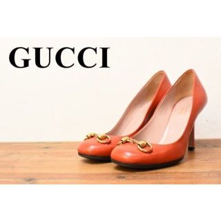 グッチ(Gucci)のAL AA0010 近年モデル 高級 GUCCI グッチ ビットローファー(ハイヒール/パンプス)