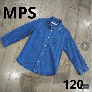 エムピーエス(MPS)のMPS デニム シャツ 120 美品(ジャケット/上着)