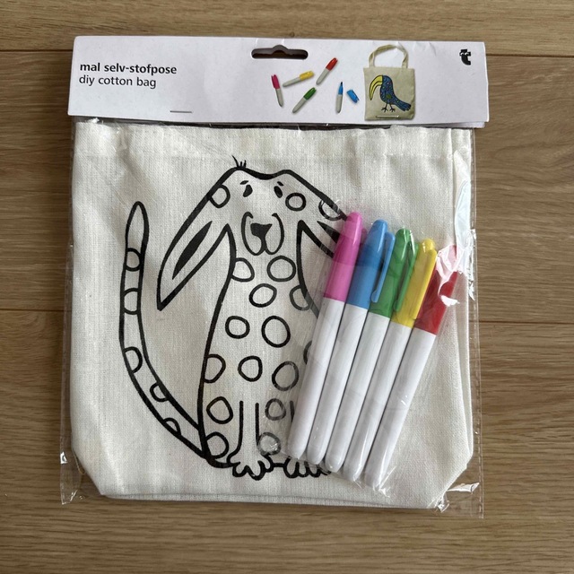 Flying Tiger Copenhagen(フライングタイガーコペンハーゲン)のFlying tiger 塗り絵バッグ キッズ/ベビー/マタニティのおもちゃ(知育玩具)の商品写真