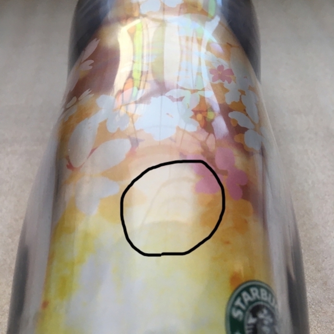 Starbucks Coffee(スターバックスコーヒー)の【訳あり】スターバックス　SAKURA  桜　タンブラー　2006年 インテリア/住まい/日用品のキッチン/食器(タンブラー)の商品写真