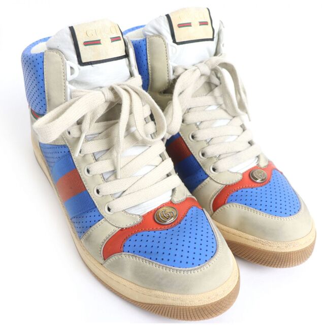 Gucci - 極美品□GUCCI/グッチ スクリーナー ヴィンテージ加工 GGロゴ