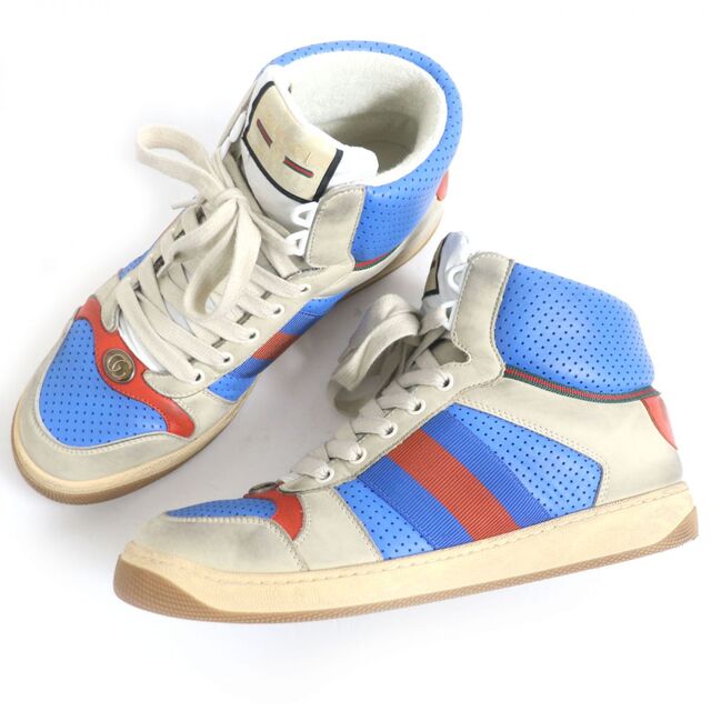 Gucci - 極美品□GUCCI/グッチ スクリーナー ヴィンテージ加工 GGロゴ