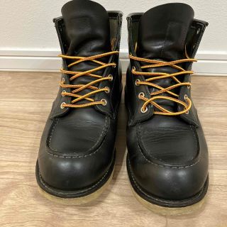 レッドウィング(REDWING)のレッドウイング8130  黒　モックトゥ　27.5cm(ブーツ)