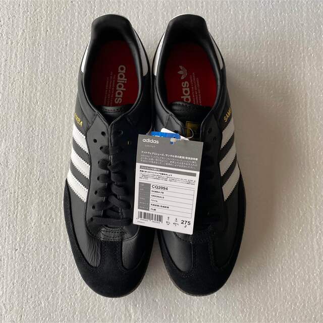 ネイビー新品 ADIDAS SAMBA FB アディダス サンバ 27.5cm