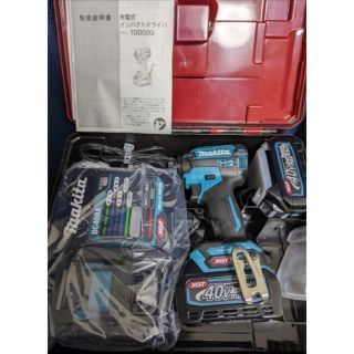 マキタ(Makita)のマキタ 40Vmax 充電式 インパクトドライバ TD002GRDX 青(工具)