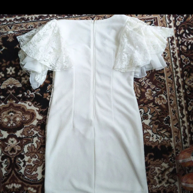 美品白ミニドレス レディースのフォーマル/ドレス(ミニドレス)の商品写真