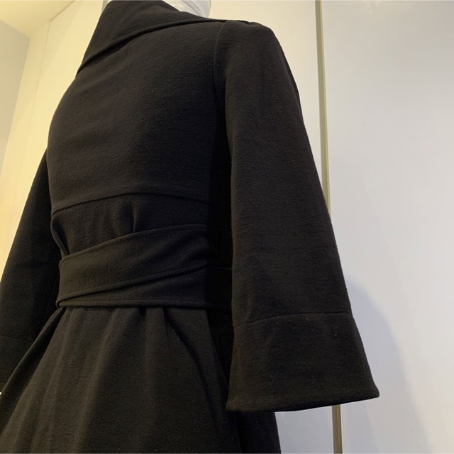 DIANE von FURSTENBERG - DIANEvonFURSTENBERGラップドレス コート黒