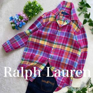 ポロラルフローレン(POLO RALPH LAUREN)のRalph Lauren  未使用に近い美品　linen shirts  XL位(シャツ/ブラウス(長袖/七分))