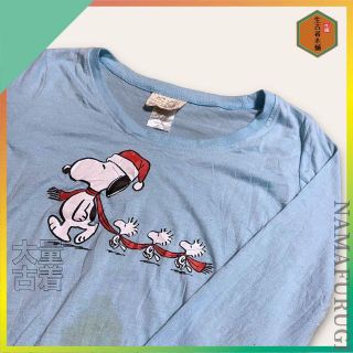 ピーナッツ(PEANUTS)のSVY PEANUTS ピーナッツ　スヌーピー　ウッドストック 長袖　Tシャツ(Tシャツ/カットソー(七分/長袖))