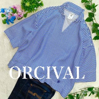 オーシバル(ORCIVAL)のORCIVAL  linen shirts プルオーバー　スキッパー　XL位(シャツ/ブラウス(長袖/七分))