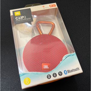 アップル(Apple)のJBL CLIP2 赤 新品未使用 bluetooth 防水スピーカー(スピーカー)