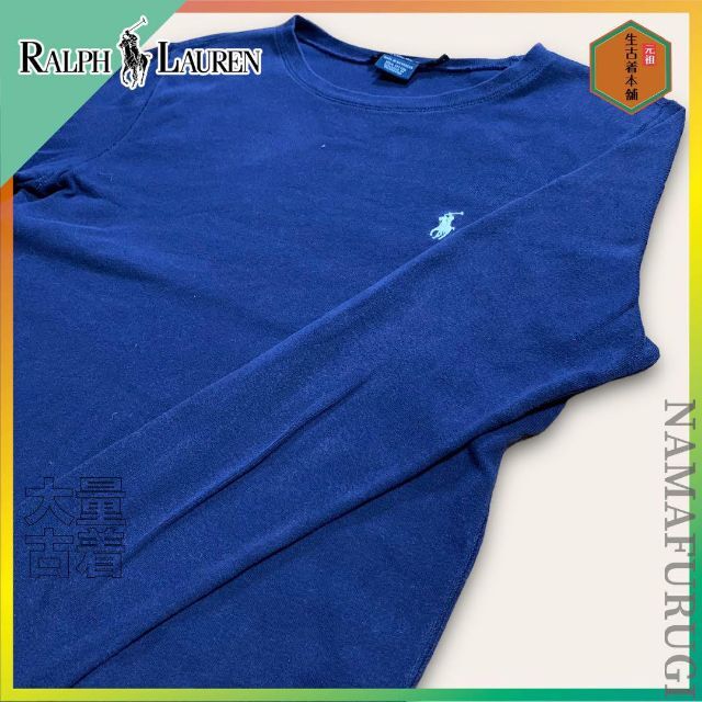 Ralph Lauren(ラルフローレン)のSWJ 古着 ラルフローレン　ワンポイント　ロゴ 長袖　Tシャツ メンズのトップス(Tシャツ/カットソー(七分/長袖))の商品写真