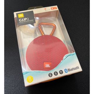 アップル(Apple)の新品 JBL 防水 bluetooth CLIP2 赤 (スピーカー)