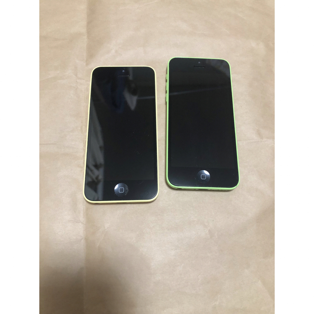 Apple - iPhone5c docomo 2台セット 本体 イエロー グリーンの通販 by