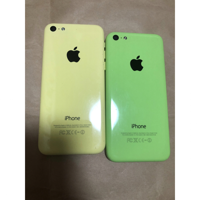 Apple - iPhone5c docomo 2台セット 本体 イエロー グリーンの通販 by