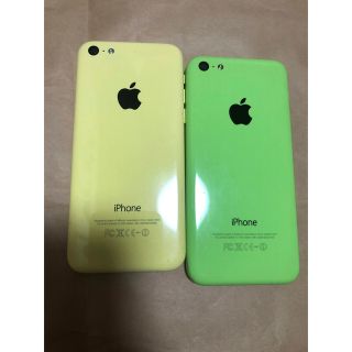 Apple - iPhone5c docomo 2台セット 本体 イエロー グリーンの通販