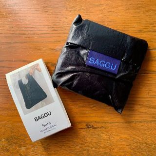 バグゥ(BAGGU)のBAGGU　BABY BAGGU　廃番品　2022秋冬　メタリックブラック(エコバッグ)