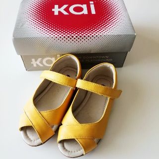 コドモビームス(こども ビームス)の新品 See Kai Run 本革 シューズ US9.5 サンダル(サンダル)