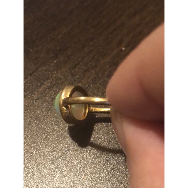 大幅お値下げ！オパールリング　18k  10号 レディースのアクセサリー(リング(指輪))の商品写真