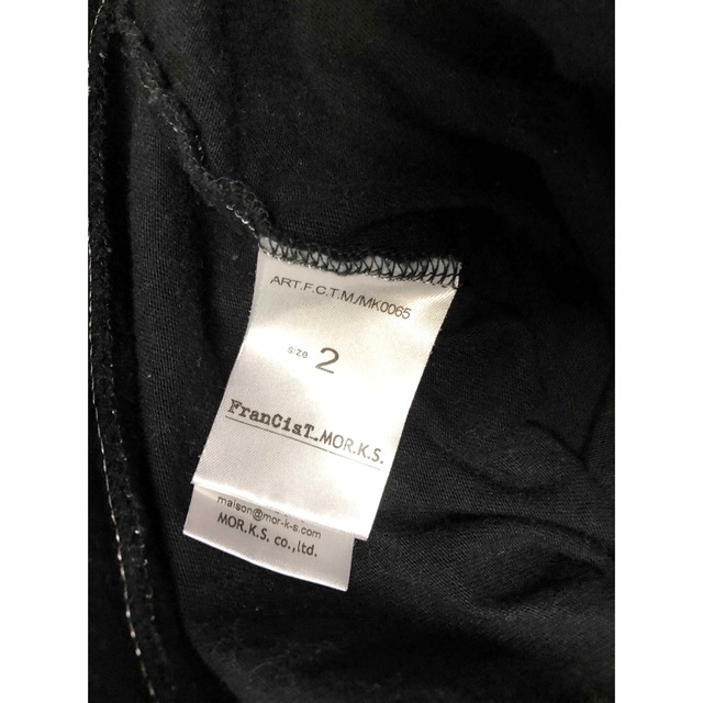 フランシストモークス フルスワロフスキーカットソーtシャツ
