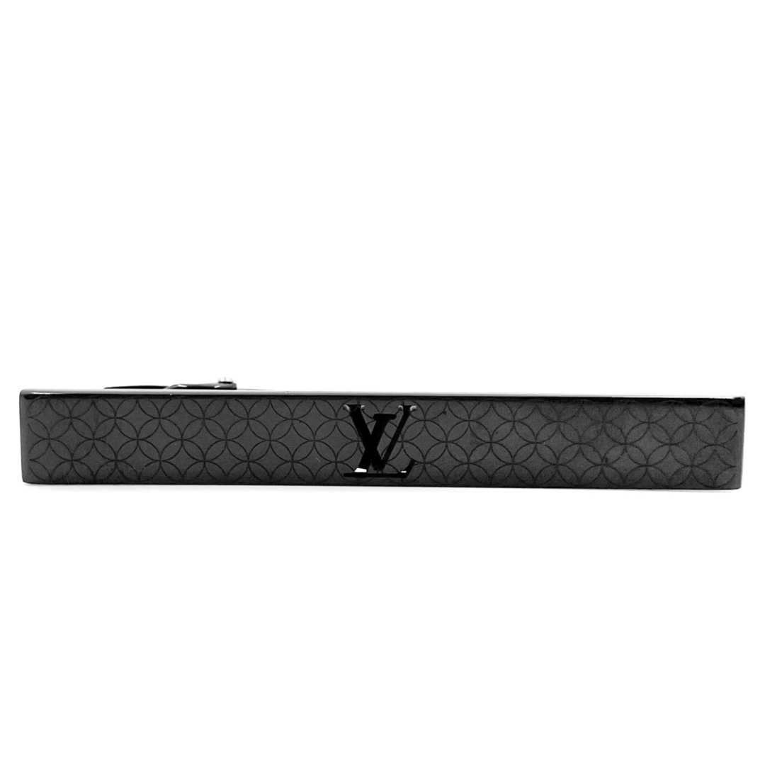 【セール】LOUIS VUITTON ルイヴィトン タイピン ネクタイピン パンス クラヴァット シャンゼリゼ LVロゴ ブラック 黒    M65045 メンズ 約10.6g 人気【品】