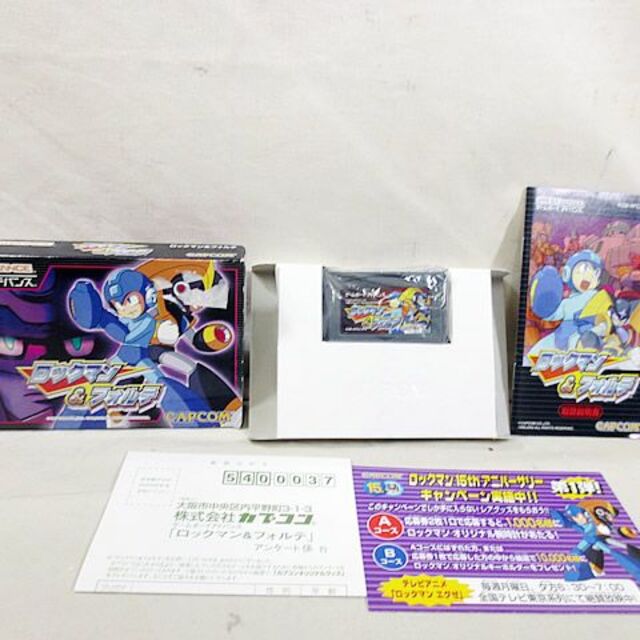 美品 ゲームボーイアドバンス GBA ロックマン&フォルテの通販 by 美品 ゲームボーイアドバンス GBA ロックマン&フォルテの通販 by