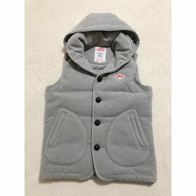 DANTON - 【美品】danton×BEAMS 中綿ベスト ダントン グレーの通販 by