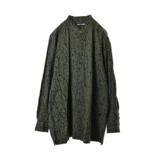 イッセイミヤケ(ISSEY MIYAKE)のISSEY MIYAKE オリジナルカラー コットン ノーカラー シャツ(シャツ)