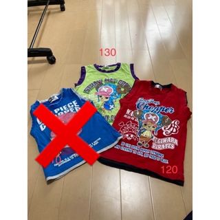 シュウエイシャ(集英社)のタンクトップ ワンピース　チョッパー　半袖　110 130(Tシャツ/カットソー)