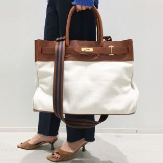 アパルトモンドゥーズィエムクラス(L'Appartement DEUXIEME CLASSE)のSITA PARANTICA_Cambus×Leather Toto bag(ハンドバッグ)