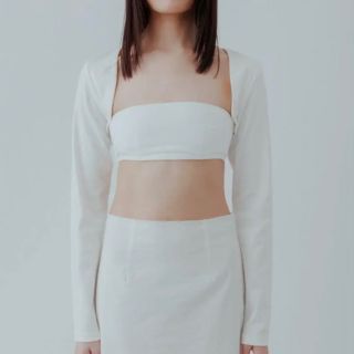 ファッション 【yo BIOTOP】Cotton cardigan arm silk カーディガン