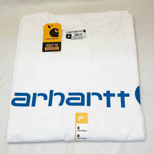 carhartt(カーハート)の新品 Carhartt カーハート Ｔシャツ K195 ホワイト Mサイズ メンズのトップス(Tシャツ/カットソー(半袖/袖なし))の商品写真