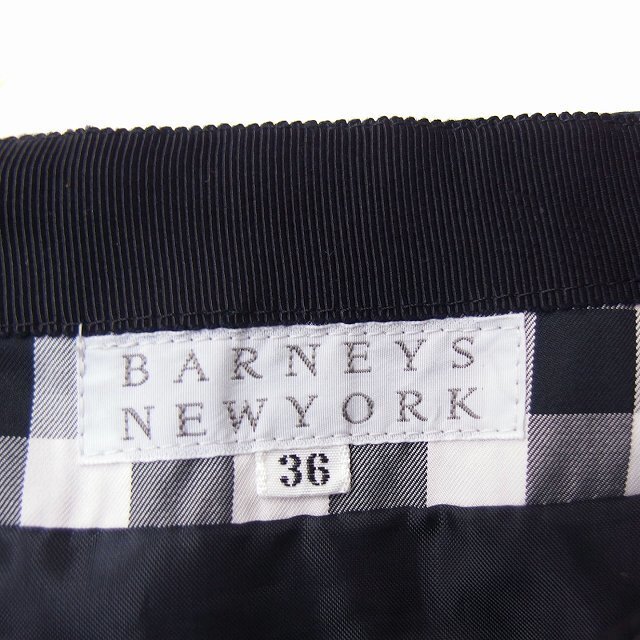 BARNEYS NEW YORK(バーニーズニューヨーク)のバーニーズニューヨーク BARNEYS NEW YORK チェック柄台形スカート レディースのスカート(ミニスカート)の商品写真