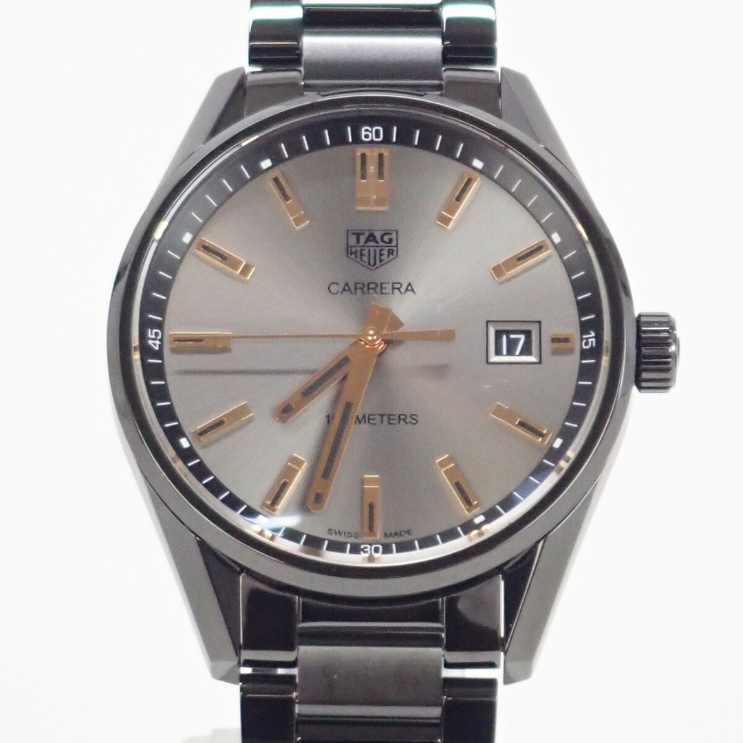 【Aランク】TAG HEUER タグホイヤー カレラ 39mm WAR1113.BA0602 クォーツ グレー文字盤【ISEYA】