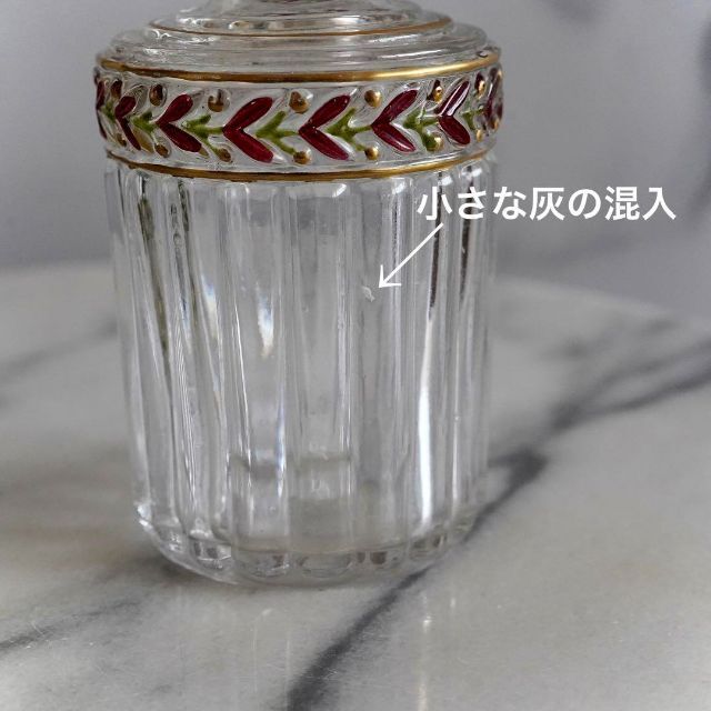 Baccarat - 可憐なオールドサンルイ ローリエ 金彩エナメル彩 香水瓶 S