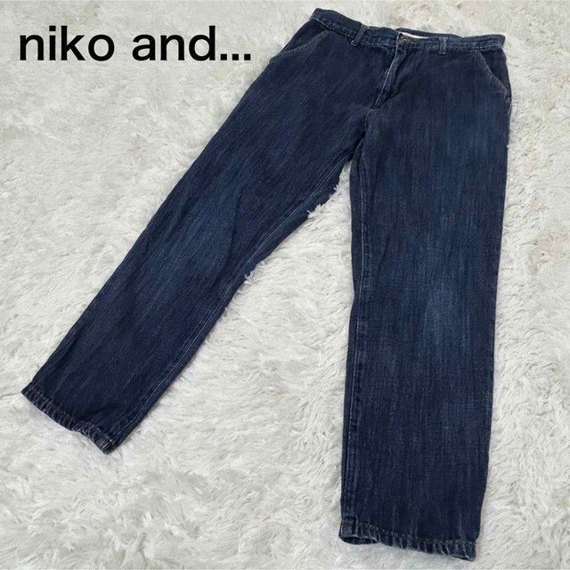 niko and...(ニコアンド)のniko and レディース ストレートジーンズ デニム レディースのパンツ(デニム/ジーンズ)の商品写真
