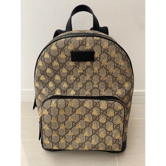 税込?送料無料】 Gucci バックパック リュック ハチ 正規品 GG