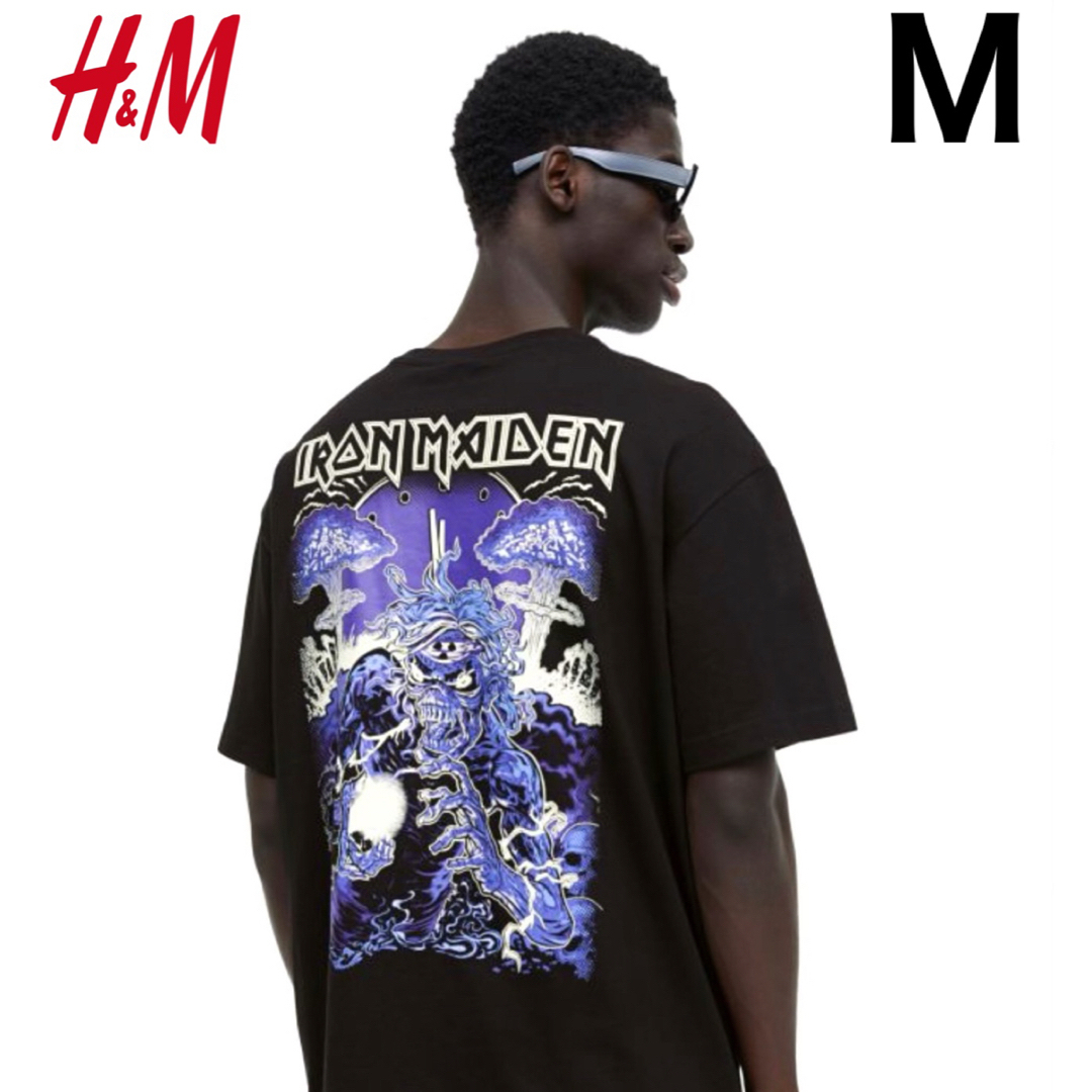 H&M(エイチアンドエム)の新品 H&M × IRON MAIDEN アイアンメイデンTシャツ M メンズのトップス(Tシャツ/カットソー(半袖/袖なし))の商品写真