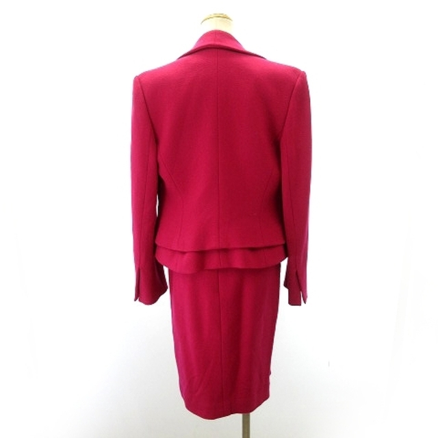 Christian Dior(クリスチャンディオール)のクリスチャンディオール ヴィンテージ スリーピース スカートスーツ ピンク レディースのフォーマル/ドレス(スーツ)の商品写真