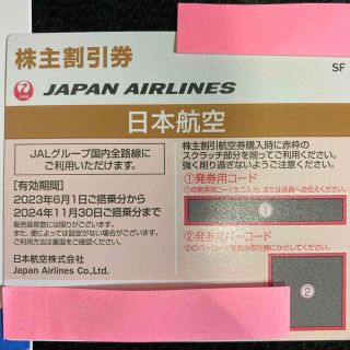 ジャル(ニホンコウクウ)(JAL(日本航空))のJAL 日本航空 株主優待券(航空券)