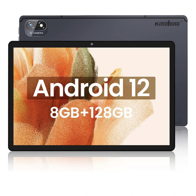 【新品】Android 12タブレット10.1インチ グレースマホ/家電/カメラ