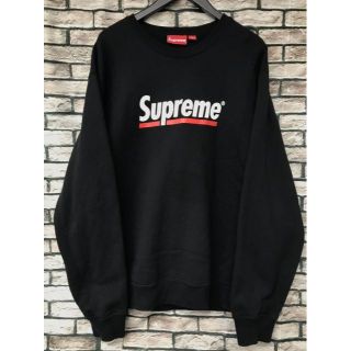 シュプリーム(Supreme)のシュプリーム★20SS アンダーラインロゴクルーネックスウェットカットソー(スウェット)