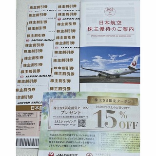 JAL 日本航空　株主優待券　25枚　クーポン券付き(航空券)