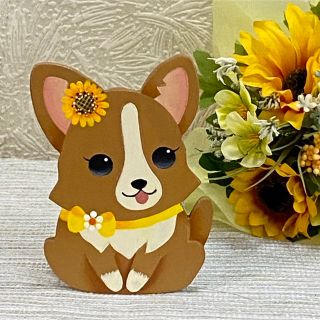 可愛い コーギー 印鑑立て【名前入れ】【印鑑ケース】【犬】【うちの子】(犬)