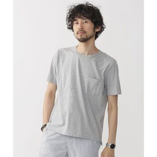 ナノユニバース(nano・universe)の米綿カラー杢クルーネックＴシャツ  ナノ・ユニバース S グレー(Tシャツ/カットソー(半袖/袖なし))