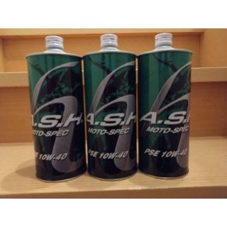 A・S・H アッシュ PSE モトスペック 10W-40 1L 3缶セットの通販 by BIT