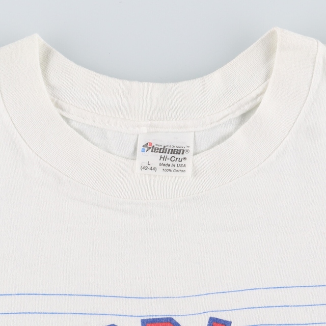 80年代 STEDMAN MLB LOS ANGELES DODGERS ロサンゼルスドジャース スポーツプリントTシャツ USA製 メンズL ヴィンテージ /eaa326549